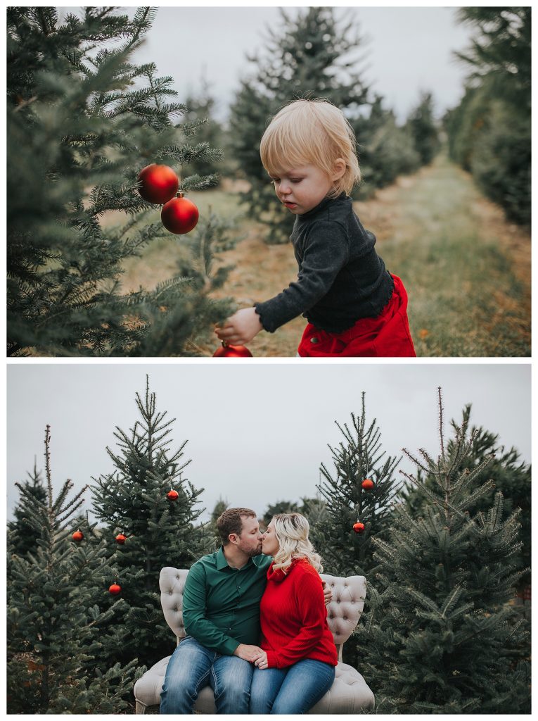 Des Moines | Christmas tree farm in Des Moines | Des Moines photographer | Iowa photographer | midwest photographer | Kara Vorwald photography | Family photography | Carrol Iowa